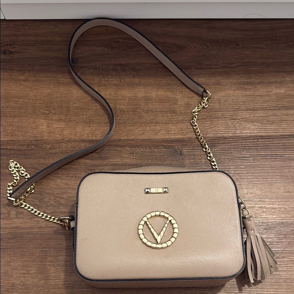 Valentino by Mario Valentino Babette Leather Camera Bag